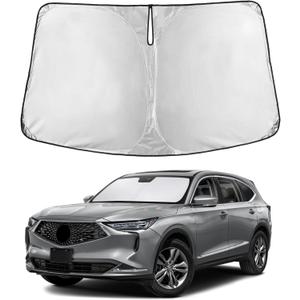 EcoNour Windshield Sunshade Compatible for Acura MDX 2021-2024 2025 2026, Sun Visor for Front Windshield & Window Sun Shade Cover, UV Heat Blocker & Protector, Car Accessories