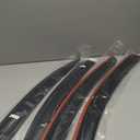 KPY Window Visor Compatible with Mitsubishi Lancer 2008-2017, 4PC Rain Guard Side Window Vent Deflectors Tape-On Mugen Style, 2008 2009 2010 2011 2012 2013 2014 2015 2016 2017