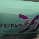 ChiXpace Dual Layer 4 Inch Memory Foam Mattress Topper King - 2 Inch Gel Memory Foam and 2 Inch Pillow Top Mattress Pad, 7-Zone Egg Crate King Size Mattress Topper(White)
