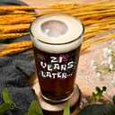 Futtumy 21st Birthday Gifts for Men,17 OZ 21 Years Later Beer Glass, 21 Year Old Birthday Gifts for Men Him Male Brother Friends Boyfriend Son Godson Grandson, Gift for Christmas Turning 21 Bday Party
