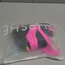 popvil One Piece Swimsuit Women 2025 Tummy Control Neon Color Block Bathing Suit Deep Vneck Tie Back Swim Suits Beach.L