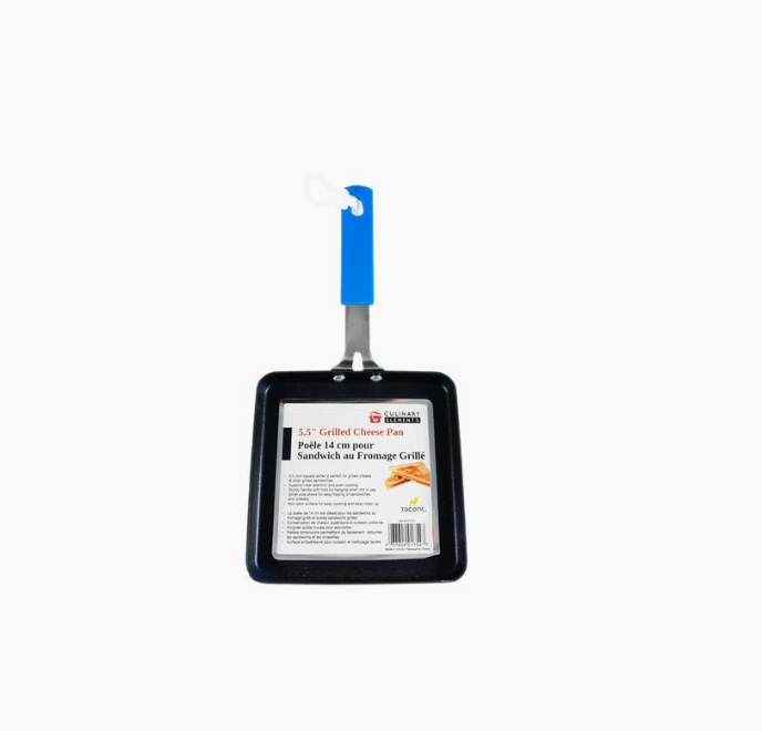 Pack of 2 Culinary Elements Grilled Cheese Pan 14 cm , Blue 