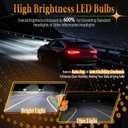 33100-3W0-A02 LED Headlight Headlamp Assembly Compatible with 2023 2024 2025 Honda HR-V, 600% Bright Anti-glare Headlights with DRL Turn Signal Hi/Low Beam IP67 (Right Passenger Side)