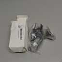 Tioncy 4 Pieces Weighted Stainless Steel Pourers Olive Oil Spout Olive Oil Dispenser Spout Automatic Opening and Closing with Funnel and Brush for Pouring Wine Syrup Kitchen(Black)