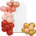 Peomeise 6.6FT Wedding Arch Cover White Arch Backdrop Cover Stretchy Spandex Backdrop Stand Covers for Birthday Party Ceremony Banquet Decor(79.2" L x 39.6" W)