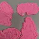 Mermaid Silicone Moulds- 4Pcs Marine Theme Fondant Molds Coral Seaweed Mermaid Candy Chocolate Mold Cake Baking Decorating Tools