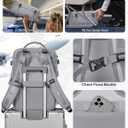 coofay Vacuum Backpack Travel with Pump Vacpack Travel Backpack with Vacuum System Mochila de Viaje Compresion al Vacio Easyvacpack Airbag Backpacks for Traveling Carry on Luggage