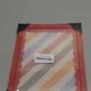 8x10 Picture Frame with Real Glass, Wooden cute 8 x 10 Photo Frame with Wavy Mat for Tabletop and Wall Hanging, Red, 1 Pack