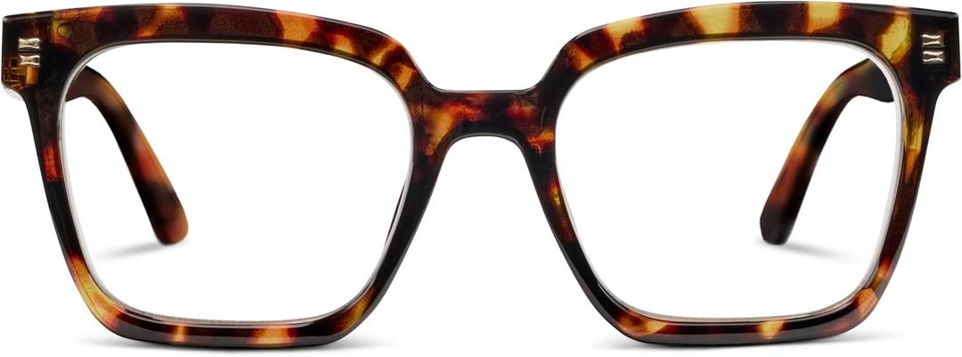 Peepers by PeeperSpecs Oprahs Favorite Things Montage Blue Light Blocking Reading Glasses (Tortoise)