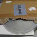 Urban Deco Cylinder Stands for Party, 8PCS Cake Pedestal Stands for Parties, Foldable Cardboard Pillars with Acrylic Disc, Cilindros para Fiestas Redondos Blancos for Birthday Wedding Decor, White