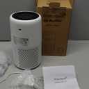 Air Purifier for Home Bedroom, AromaRoom H13 HEPA Air Filter For Smoke Pollen Dander Hair Smell Air Cleaner, 3-in-1 Filter with Sleep Mode, Quiet Air Cleaner For Pets, Home, Baby Room (White)