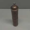 Handmade Turkish Pepper & Coffee Grinder, Refillable Turkish Spice Mill with Adjustable Coarseness, Manual Coffee Mill with Handle, Coffee Grinder Metal with Hand Crank 22 cm-8.66 inch (Bronz)