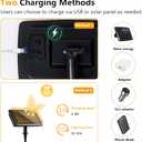 Solar Lights Outdoor Chandelier with Remote & Dimmable LED Bulb, Rattan Solar Powered Outdoor Lights for Patio, Indoor Boho Hanging Pendant Light Fixture, Garden Lights for Porch Gazebo Patio Yard