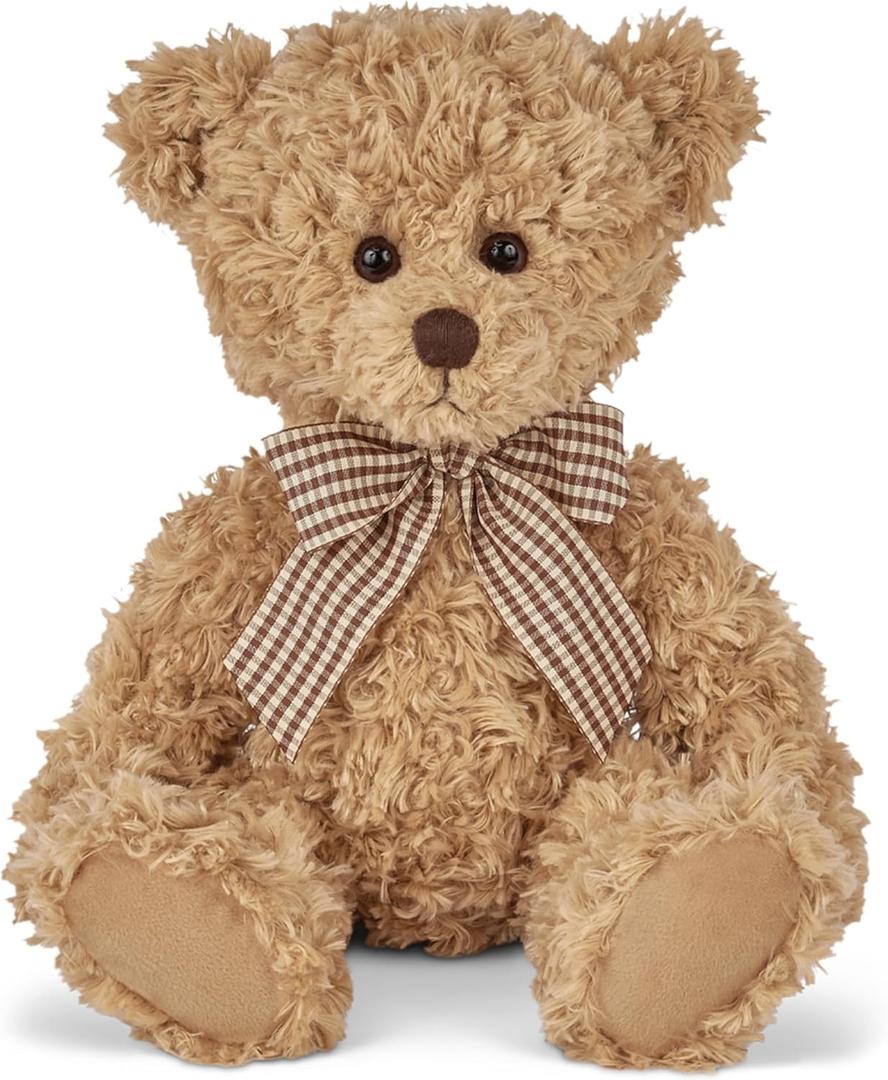 Bearington Theodore Teddy Bear Stuffed Animal - 17" Soft Teddy Bear Plush Toy with Fluffy Fur and Huggable Design - Adorable Classic Cuddly Gift for Kids, Toddlers, and Animal Lovers