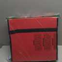 Christmas Ornament Storage Box, Ornament Storage Container with 8 Trays, Xmas Decoration Organizer Holds Up to 128 Decoration Balls, Durable 600D Oxford MaterialRed