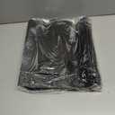 Extra Capacity Plastic Hanging File Folders,12 Pack Reinforced Hang Folders Letter Size,Accordian Pocket,Heavy Duty 2 Inch Expansion,Hard Hanging Folder Organizer for Office Home,Black