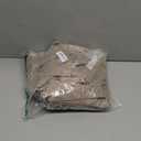 LAMIT Taupe 100% Blackout Linen Curtains, 84 Inch Linen Textured Living Room Farmhouse Curtains Room Darkening Back Tab and Rod Pocket Neutral Panels with White Liner, 2 Panels, 60 x 84 Inch