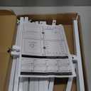 Wedding Arch Backdrop Stand 6.6x6.6 FT Square Wedding Arches for Ceremony White Metal Arch Stand for Wedding Bridal Shower Birthday Party Garden Floral Wedding Arbor Anniversary Event Decor