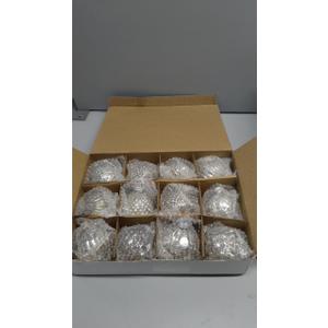 Christmas Balls, Champagne Christmas Balls 16Pcs 6cm Baubles Decorations Clear for Tree Holidays Home Xmas Party Decoration ﻿ (Silvery)