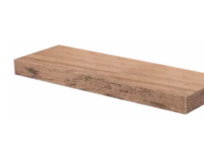 FLOATING SHELF BROWN COLOR DIMENSIONS 24 BY 8.5 BY 3