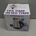 Chefman Stainless Steel Electric Kettle w/ 360 Swivel Base, Auto Shut Off & Boil Dry Protection, BPA-Free Interior and Cool-Touch Handle, 7+ Cup Capacity, 1.7 Liter, 1500W