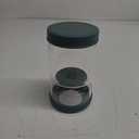 WhiteRhino Glass Pickle Jar,34oz Olive Hourglass Jar with Strainer,Airtight Glass Jar Pickle Juice Separator Flip Pickle Jar for Gherkin Jalapeno