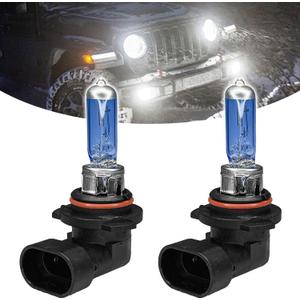 9006 Headlight Bulb 9006 Halogen Head Light Bulbs, Ultra White Halogen Headlight Bulb 12V 100W High Beam Low Beam Fog Light Bulbs, Universal Light Lamp for Most Cars, Trucks, SUVs (9006)
