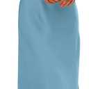 PRETTYGARDEN Women's 2026 Summer Satin Dress Elegant Sleeveless Mock Neck Cocktail Party Maxi Dresses, M