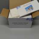 laapee 10 Pack 5x7 Acrylic Picture Frame with Magnetic, Frameless Double Sided Clear Frame with Base, Floating Lucite Transparent Photo Frame for Tabletop Display with Exquisite Package