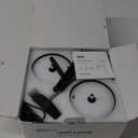 KDG Wireless Wall Sconces Set of 2, Small Cordless 5200mAh Rechargeable Battery LED Wall Lamps, Stepless Dimming Lightings for Wall Painting, Living Room, Bedroom, Hallway, Gifts, Night Light (Black) ((Small) L4.5  H13  D6.5 inch)