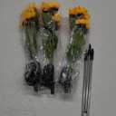 Solar Lights Outdoor Garden Decor, Pack of 4 with 24 Sunflower Lights, Solar Flowers Lights Waterproof, Birthday Gifts for Mom Women Grandma, Outside Decorative Stakes Light for Landscape Yard Patio Lawn