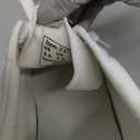 FRACORA Mens Canvas Shoes White Black Sneakers Low Top Lace Up Casual Shoes (9.5)