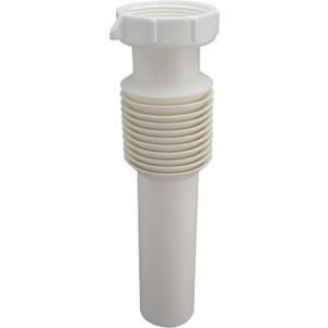 Plumb Pak PP21201 Flex 'N Fix Flanged Sink Tailpiece, 1-1/2" inlet