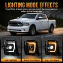 LED Fog Lights for 2013-2018 Dodge Ram 1500,with Turn Signal, HB&LB
Start-up Animation,Waterproof,Durable Material,Sequential Turn Signal,Enhanced Visibility