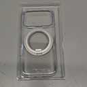 TORRAS 360 Magnetic Stand for iPhone 17 Pro Case, [Fit for MagSafe] [Rotatable Ring Kickstand] [4X Mil-Grade Shockproof] Slim Phone Cover, Camera Button, Crystal Clear, Transparent, Ostand O3 Fitness