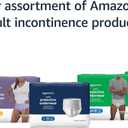 Amazon Basics Postpartum Incontinence Underwear for Women, Maximum Absorbency, Bladder Leak Protection, Soft, Disposable, Odor Control, Comfortable Fit, X-Large, Lavender, 48 Count (3 Packs of 16)