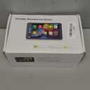 Portable Wireless with Apple CarPlay and Android Auto Screen for Car, 7" HD Touch Screen Car Stereo with Mirror Link, Bluetooth 5.2, Backup Camera, AUX,FM Transmitter for All Vehicle