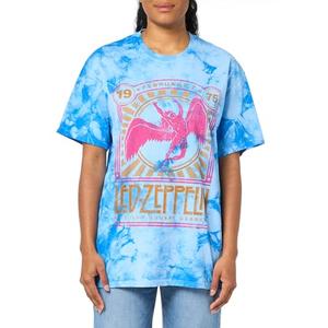 Led Zeppelin Cloud TEE, Blue Tie Dye, Size: XXL