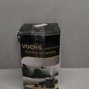 Small Portable Space Heater for Indoor Use - VOCRS 1500W PTC Electric Heater with Thermostat, Remote Control, 12H Timer, Eco and Fan Mode, Rapid and Safe Heating for Bedroom, Office (Black)