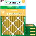 Filterbuy 30x32x2 Air Filter MERV 11 Pet & Allergy Defense (4-Pack)