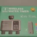 Sprinkler Timer 3 Zone, Diivoo Water Hose Timer 3 Outlet for Garden, Programmable Automatic Irrigation with Rain Delay and Manual/Auto Mode Watering IP54 for Lawn, Yard, Pool