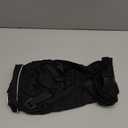 Mile High Life Waterproof Dog Raincoat, Full Coverage Small Dog Rain Coat with Harness, Adjustable 4 Legs Puppy Rain Jacket with Reflective Strip and Elastic Cuffs (Black, M Back Length 14.6")