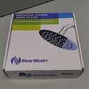 NearMoon Rain Shower Head, High Flow Stainless Steel Square Rainfall Shower, High Pressure Design, Awesome Shower Experience Even At Low Water Flow (8 Inch, Matte Black)