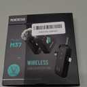 MENERESAS 3-in-1 Wireless Mic: for iPhone, Android, Camera