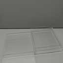 PLAFOPE Acrylic Flower Display Case Floating Box Frame Pullout Cover for Dried Flowers DIY Memory Keepsake Box for Boys and Girls Room