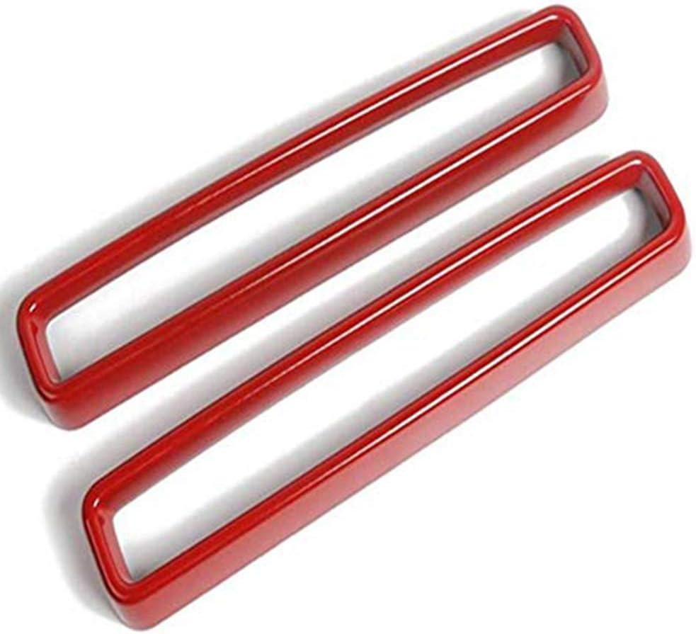 2015-2020 2019 for Challenger ST SRT Front Grill Grille Insets Trim Cover Exterior Accessories Decoration RED