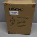 Lamomo Dusk to Dawn Outdoor Post Lights, Waterproof Aluminum Lamp Post Light Fixture, Lamp Posts Outdoor Lighting Pole Lantern for Yard Patio Pathway Garden