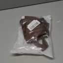 REORIA Women's Sexy Scoop Neck Sleeveless Bodysuit Backless Double Lined Tank Tops (Coffee) XL