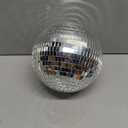 Alytimes Mirror Disco Ball - 8-Inch Cool and Fun Silver Hanging Party Disco Ball Big Party Decorations, Party Design
