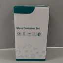 10 Pack Borosilicate Glass Meal Prep Containers with Locking Lids, Glass Food Storage Containers Set, Airtight Lunch Bento Boxes, BPA-Free & Leak Proof, 36oz & 14oz, Freezer, Oven Safe-Pink